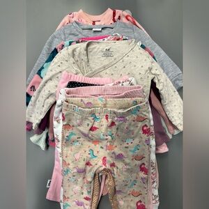 6-9 months infant baby girl clothing lot